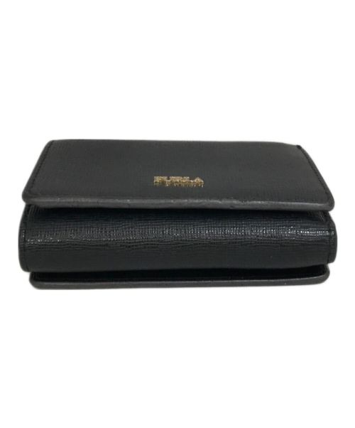 FURLA（フルラ）FURLA (フルラ) コンパクトウォレット ブラックの古着・服飾アイテム