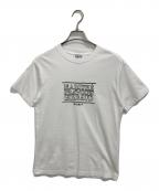 MARITHE+FRANCOIS GIRBAUDマリテフランソワジルボー）の古着「ロゴプリントTシャツ」｜ホワイト