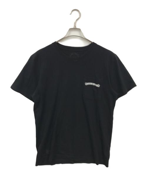 CHROME HEARTS（クロムハーツ）CHROME HEARTS (クロムハーツ) ロゴポケットTシャツ ブラック サイズ:Mの古着・服飾アイテム