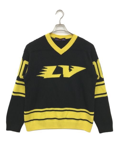 LOUIS VUITTON（ルイ ヴィトン）LOUIS VUITTON (ルイ ヴィトン) フットボールニット ブラック サイズ:Sの古着・服飾アイテム