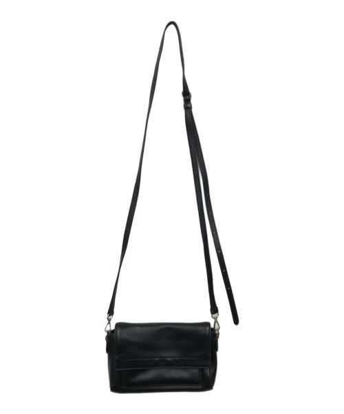 COLE HAAN（コールハーン）COLE HAAN (コールハーン) レザーショルダーバッグ ブラックの古着・服飾アイテム