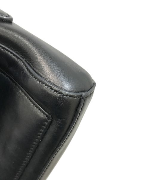 COLE HAAN（コールハーン）COLE HAAN (コールハーン) レザーショルダーバッグ ブラックの古着・服飾アイテム