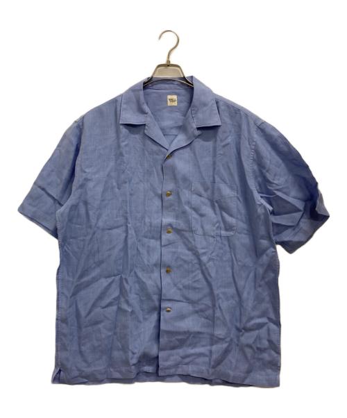 Ron Herman（ロンハーマン）Ron Herman (ロンハーマン) リネンオープンカラーシャツ ブルー サイズ:Mの古着・服飾アイテム