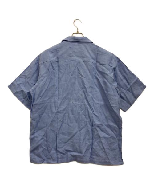 Ron Herman（ロンハーマン）Ron Herman (ロンハーマン) リネンオープンカラーシャツ ブルー サイズ:Mの古着・服飾アイテム