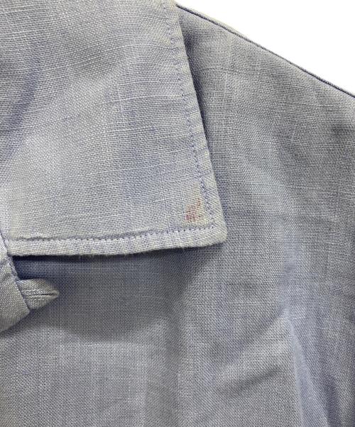Ron Herman（ロンハーマン）Ron Herman (ロンハーマン) リネンオープンカラーシャツ ブルー サイズ:Mの古着・服飾アイテム