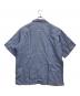 Ron Herman (ロンハーマン) リネンオープンカラーシャツ ブルー サイズ:M：7000円