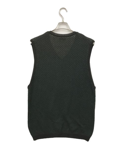 vainl archive（ヴァイナルアーカイブ）vainl archive (ヴァイナルアーカイブ) ニットベスト グリーン サイズ:Lの古着・服飾アイテム