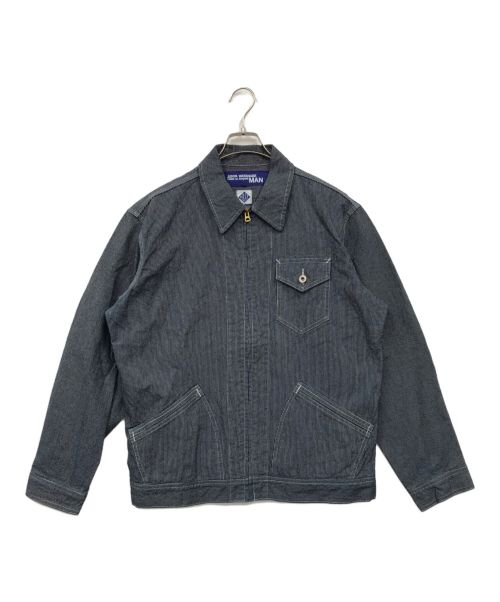 JUNYA WATANABE COMME des GARCONS（ジュンヤワタナベ コムデギャルソン）JUNYA WATANABE COMME des GARCONS ((ジュンヤワタナベ コムデギャルソン) POST O'ALLS (ポストオーバーオールズ) ジャケット インディゴ サイズ:Mの古着・服飾アイテム