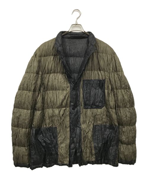 ISSEY MIYAKE MEN（イッセイミヤケメン）ISSEY MIYAKE MEN (イッセイミヤケメン) リバーシブルプリーツ加工ダウンジャケット ブラック サイズ:5の古着・服飾アイテム