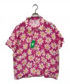 ERLイーアールエル）の古着「アロハシャツ」｜ピンク