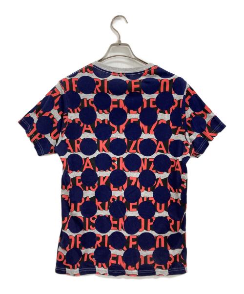 KENZO（ケンゾー）KENZO (ケンゾー) 総柄プリントTシャツ グレー×ネイビー サイズ:Sの古着・服飾アイテム