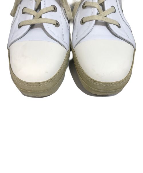 Maison Margiela（メゾンマルジェラ）Maison Margiela (メゾンマルジェラ) ローカットスニーカー ホワイト サイズ:43の古着・服飾アイテム