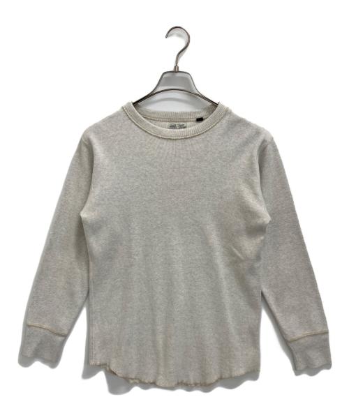 freewheelers（フリーホイーラーズ）freewheelers (フリーホイーラーズ) CREW NECK TYPE LONG SLEEVE UNDER WEAR EARLY 1900s グレー サイズ:38の古着・服飾アイテム