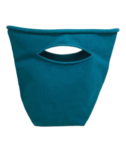 me ISSEY MIYAKE（ミーイッセイ ミヤケ）me ISSEY MIYAKE (ミーイッセイ ミヤケ) ハンドバッグ ブルーの古着・服飾アイテム