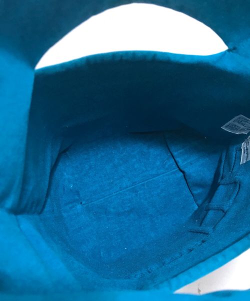 me ISSEY MIYAKE（ミーイッセイ ミヤケ）me ISSEY MIYAKE (ミーイッセイ ミヤケ) ハンドバッグ ブルーの古着・服飾アイテム