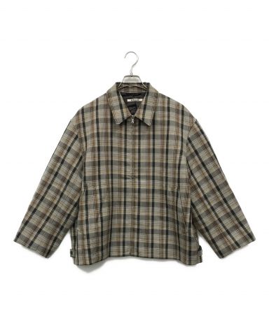 【未使用に近い】AURALEE チェック柄ジャケット サイズ3 3042003046330141_01_5024w.jpeg