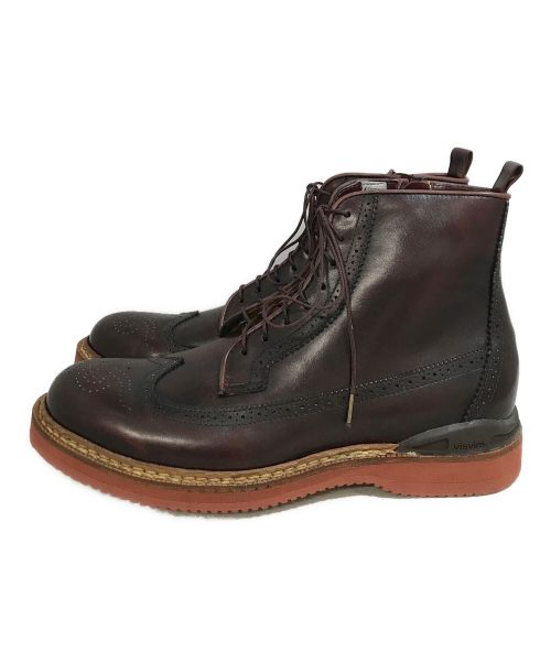 VISVIM（ビズビム）VISVIM (ビズビム) PATRICIAN MID-FOLK BURGUNDY レッド サイズ:9.5の古着・服飾アイテム
