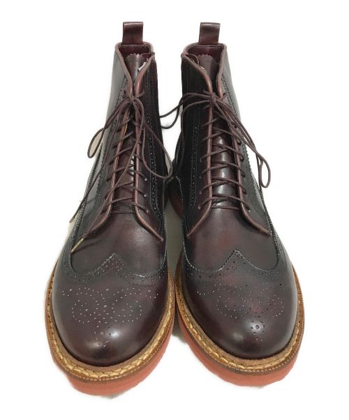 VISVIM（ビズビム）VISVIM (ビズビム) PATRICIAN MID-FOLK BURGUNDY レッド サイズ:9.5の古着・服飾アイテム