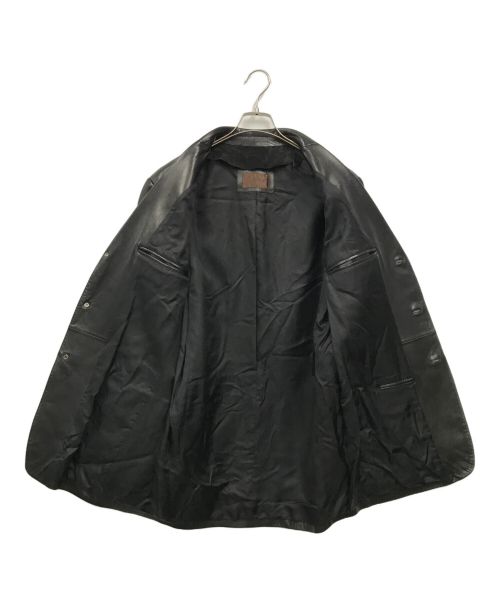 LOEWE（ロエベ）LOEWE (ロエベ) レザージャケット ブラック サイズ:48の古着・服飾アイテム