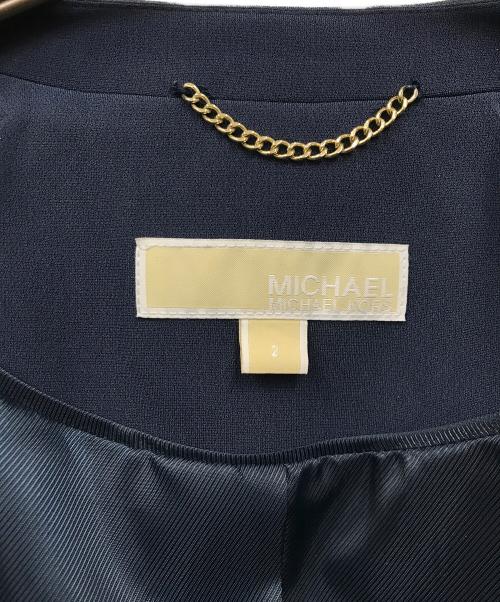 MICHAEL KORS（マイケル・コース）MICHAEL KORS (マイケルコース) 金ボタンブレザージャケット ブルー サイズ:2の古着・服飾アイテム