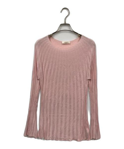 Zanone（ザノーネ）Zanone (ザノーネ) レーヨンシルクニット ピンク サイズ:44の古着・服飾アイテム
