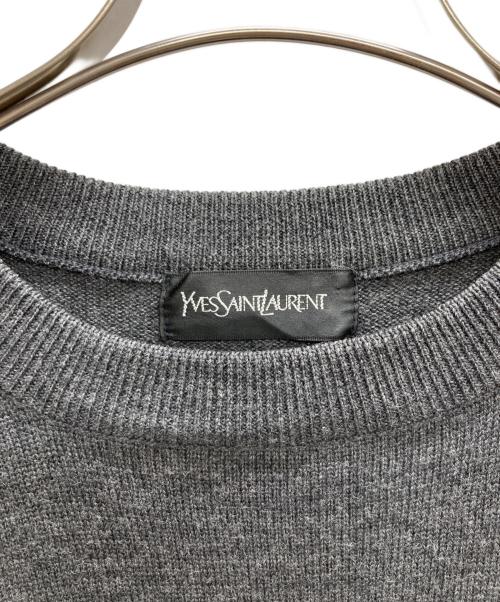 Yves Saint Laurent（イヴサンローラン）Yves Saint Laurent (イヴサンローラン) ニット グレー サイズ:Lの古着・服飾アイテム