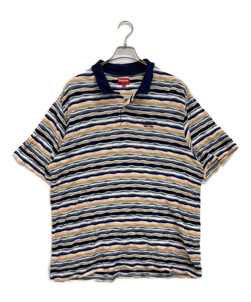 SUPREME（シュプリーム）SUPREME (シュプリーム) 3Dポロシャツ ネイビー サイズ:Lの古着・服飾アイテム