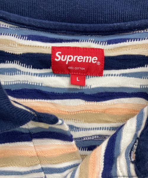 SUPREME（シュプリーム）SUPREME (シュプリーム) 3Dポロシャツ ネイビー サイズ:Lの古着・服飾アイテム