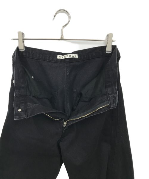 NVRFRGT（ネヴァーフォーゲット）NVRFRGT (ネヴァーフォーゲット) デニムパンツ ブラック サイズ:1の古着・服飾アイテム