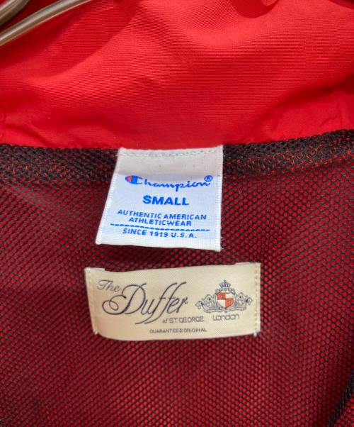 Champion（チャンピオン）Champion (チャンピオン) DUFFER (ダファー) アノラックパーカー レッド サイズ:Sの古着・服飾アイテム