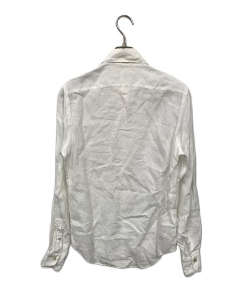 finamore（フィナモレ）Finamore (フィナモレ) リネンシャツ ホワイト サイズ:39の古着・服飾アイテム