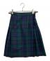 O'NEIL OF DUBLIN（オニールオブダブリン）の古着「ラップチェックスカート」｜グリーン×ネイビー