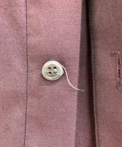 RAINMAKER（レインメーカー）RAINMAKER (レインメーカー) バンドカラーシャツ レッド サイズ:38の古着・服飾アイテム