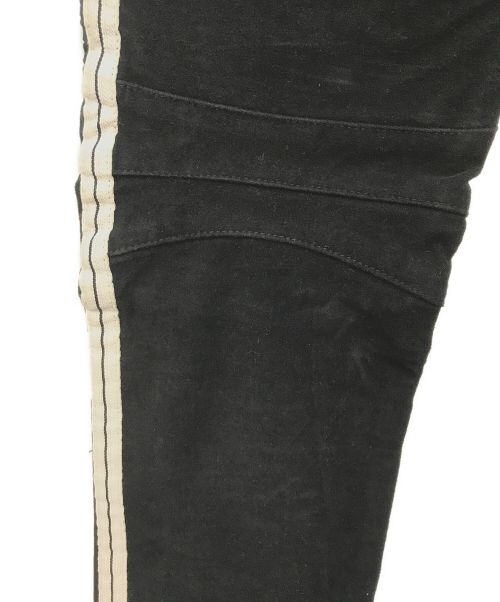 BALMAIN（バルマン）BALMAIN (バルマン) バイカーパンツ ブラック サイズ:27の古着・服飾アイテム