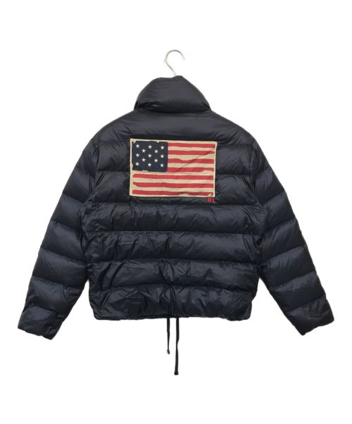 POLO RALPH LAUREN（ポロ・ラルフローレン）POLO RALPH LAUREN (ポロ・ラルフローレン) 星条旗ダウンジャケット ネイビー サイズ:Sの古着・服飾アイテム
