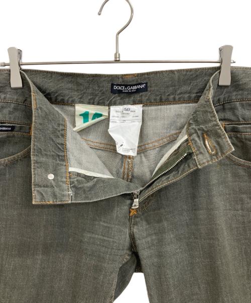DOLCE & GABBANA（ドルチェ＆ガッバーナ）DOLCE & GABBANA (ドルチェ＆ガッバーナ) デニムパンツ グリーン サイズ:50の古着・服飾アイテム