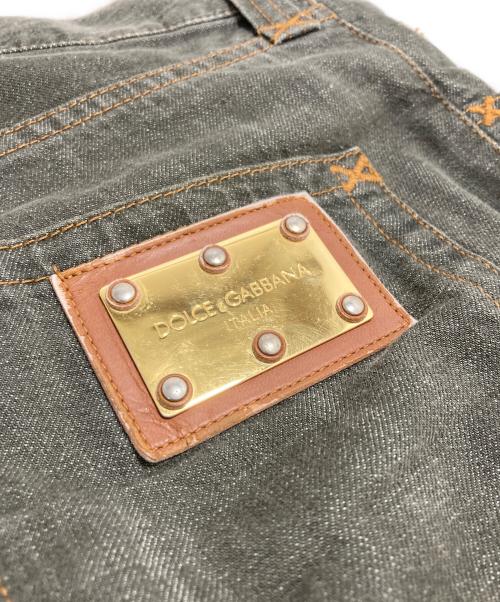 DOLCE & GABBANA（ドルチェ＆ガッバーナ）DOLCE & GABBANA (ドルチェ＆ガッバーナ) デニムパンツ グリーン サイズ:50の古着・服飾アイテム