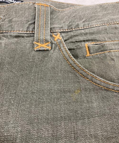 DOLCE & GABBANA（ドルチェ＆ガッバーナ）DOLCE & GABBANA (ドルチェ＆ガッバーナ) デニムパンツ グリーン サイズ:50の古着・服飾アイテム