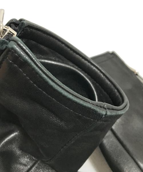 EMMETI（エンメティ）EMMETI (エンメティ) JURI/ラムスキンシングルライダースジャケット ブラック サイズ:42の古着・服飾アイテム