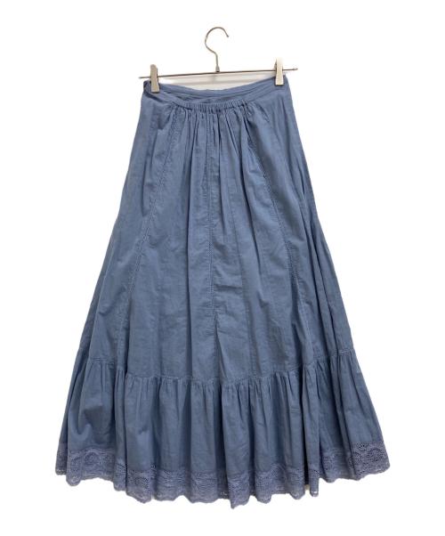 CASA FLINE（カーサフライン）CASA FLINE (カーサフライン) フレアスカート ブルー サイズ:Fの古着・服飾アイテム