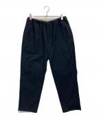 DESCENTE PAUSEデサントポーズ）の古着「EASY TAPERED PANTS」｜ネイビー