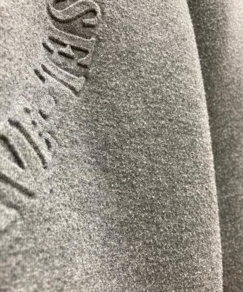 DIESEL（ディーゼル）DIESEL (ディーゼル) エンボスロゴボンディングスウェット グレー サイズ:Sの古着・服飾アイテム