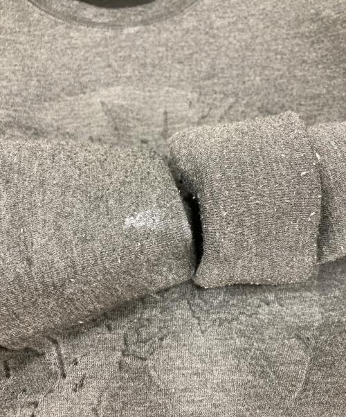 DIESEL（ディーゼル）DIESEL (ディーゼル) エンボスロゴボンディングスウェット グレー サイズ:Sの古着・服飾アイテム