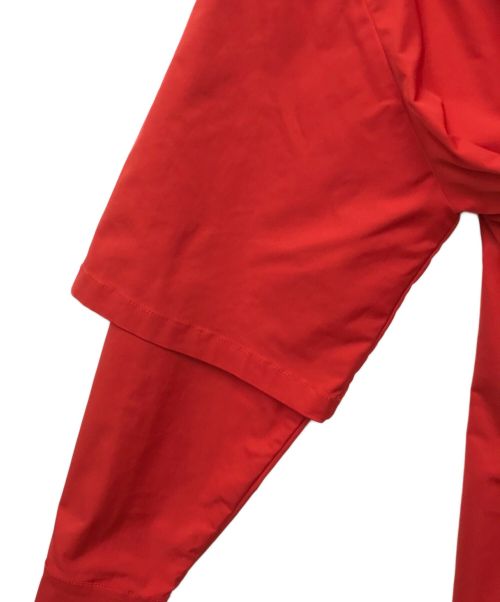 VALENTINO（ヴァレンティノ）VALENTINO (ヴァレンティノ) ダブルスリーブコーチジャケット レッド サイズ:46の古着・服飾アイテム