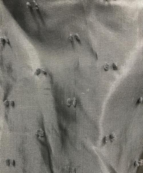 LE CIEL BLEU（ルシェルブルー）LE CIEL BLEU (ルシェルブルー) リボンジャガードキャミワンピース グレー サイズ:36の古着・服飾アイテム