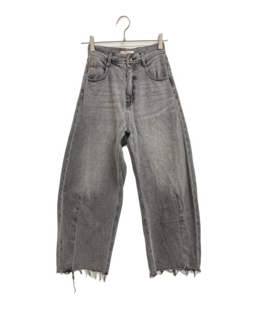 Q.anos（キュアノス）Q.anos (キュアノス) ブルージュデニム グレー サイズ:PSの古着・服飾アイテム