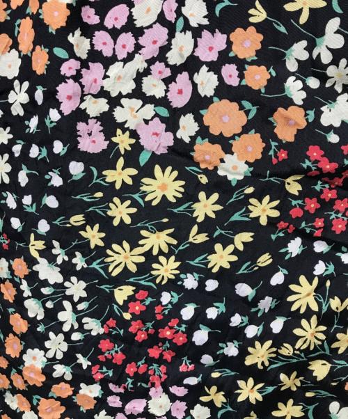 freada（フリーダ）Freada (フリーダ) レーヨンプリントキャミワンピース ブラック サイズ:ONE SIZEの古着・服飾アイテム