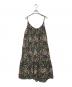 Freada（フリーダ）の古着「レーヨンプリントキャミワンピース」｜ブラック