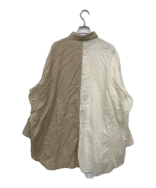 Spick and Span（スピック＆スパン）Spick and Span (スピックアンドスパン) リネンコットンロングシャツ ベージュ サイズ:記載なしの古着・服飾アイテム