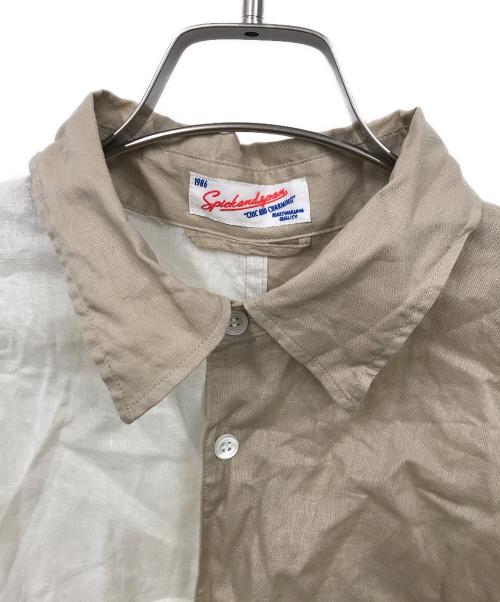 Spick and Span（スピック＆スパン）Spick and Span (スピックアンドスパン) リネンコットンロングシャツ ベージュ サイズ:記載なしの古着・服飾アイテム